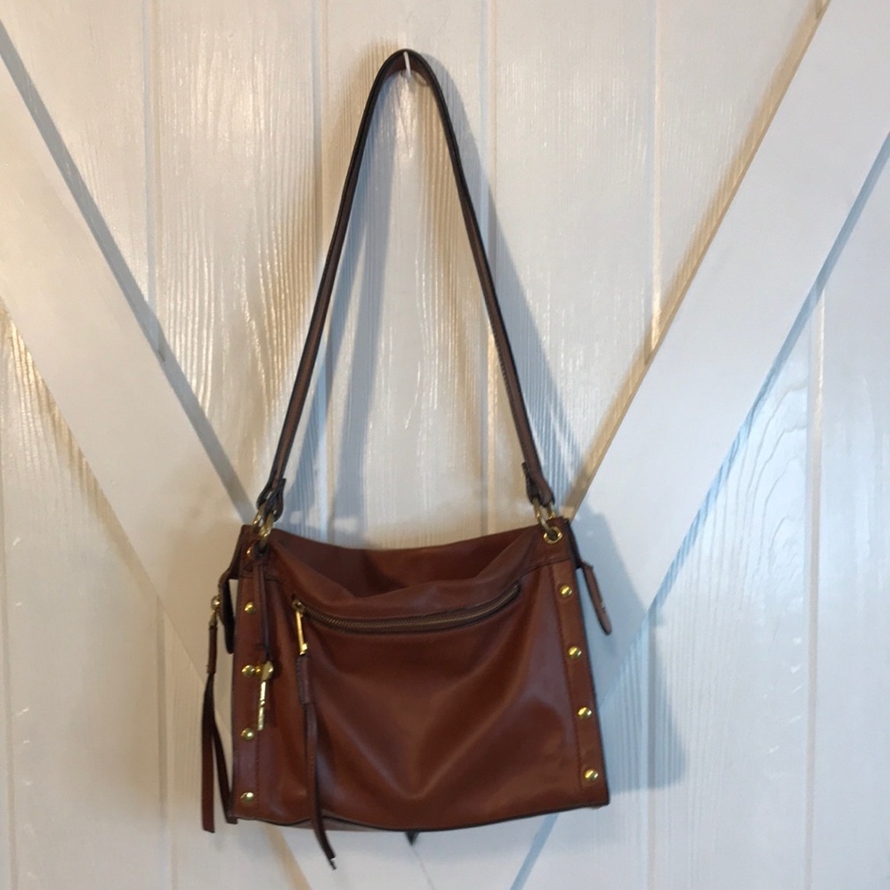 Fossil Allie Brown Leather Bag